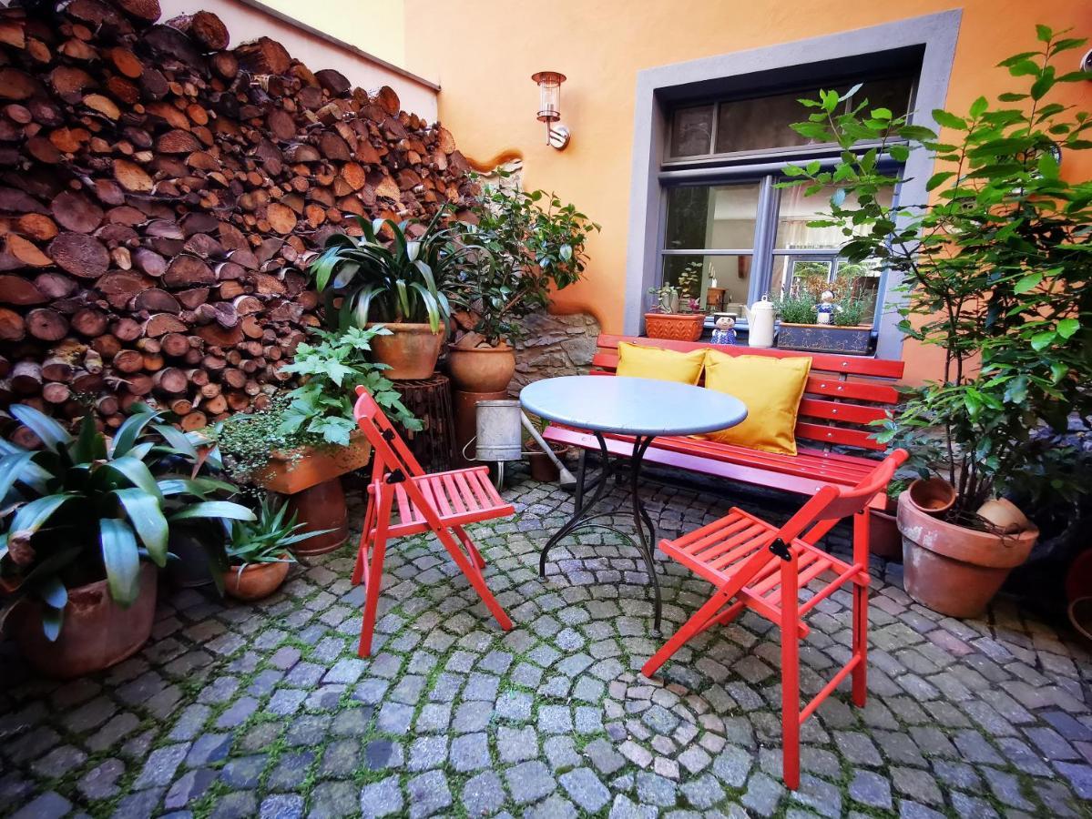 Charmantes Apartment Siebenschlaefer - Ferienwohnung Cafe 7 Weida Εξωτερικό φωτογραφία
